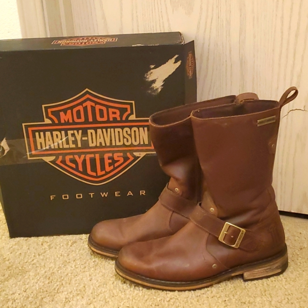Harley Davidson leather boots